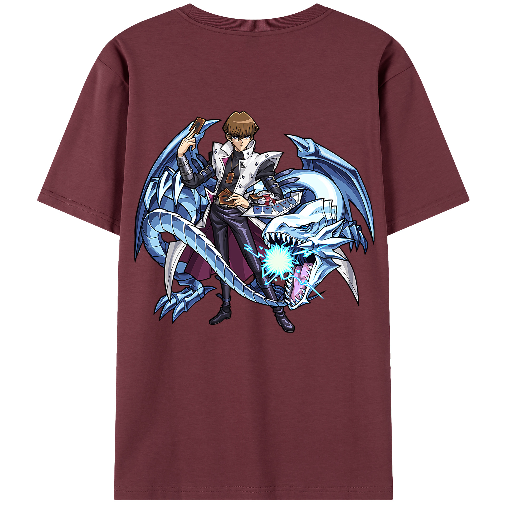 （画像用） 遊☆戯☆王 Yu-Gi-Oh! 綿100％半袖Tシャツ（背面プリント）